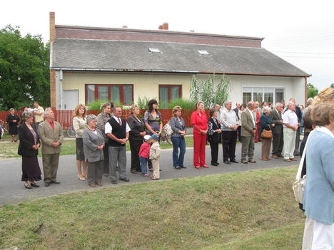 Szentelés, Szentháromság szobor, 2011.júl.