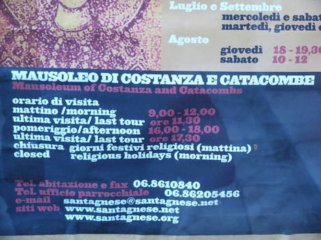 Mausoleum der Costanza _ Agnes-Katakombe