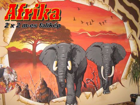 AFRIKA falikép