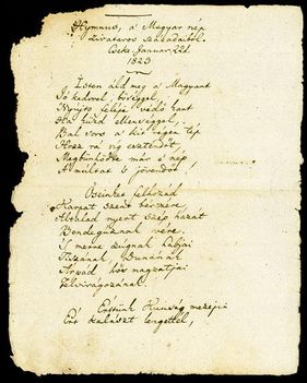 Kölcsey Ferenc-Himnusz-kézirat1