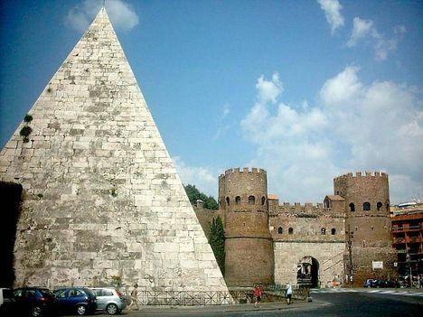 cestius piramisa és a porta san paolo
