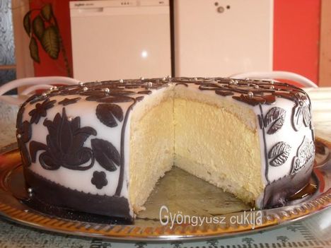 Fekete-Fehér torta 1 ( Orosz krém torta )