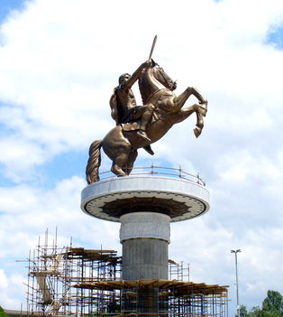 Nagy Sándor készülő monumentális bronzszobra