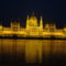 Budapest  -  A Parlament  esti fényárban 