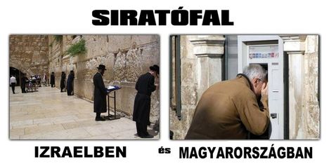Siratófal Izraelben és Magyarországon