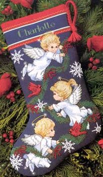 8644 Angel trio stocking