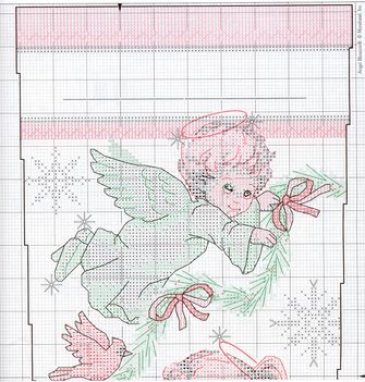 8644 Angel trio stocking (3)