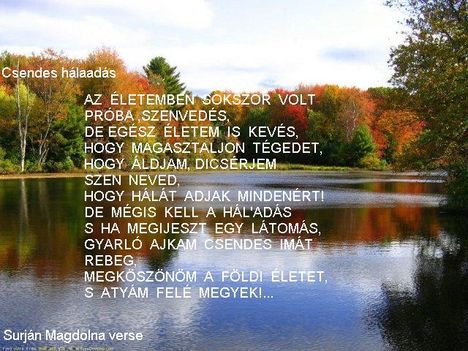 ,,És az Istennek békessége uralkodjék a ti szivetekben."Kol.3:15.