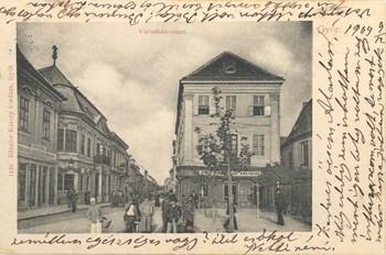 Győr, Városház utca, 1905.