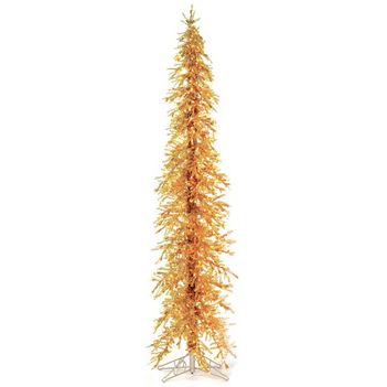 hosszú arany karácsonyfa