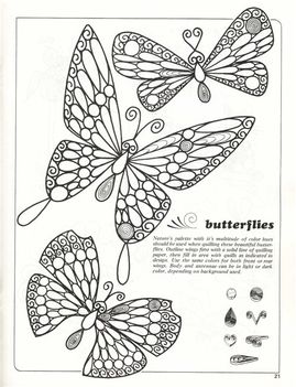  pillangók minta