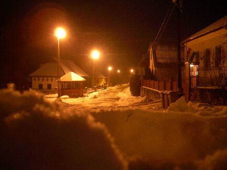 A falu főutcája télen IMGP0807