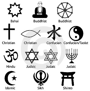 vallások logói