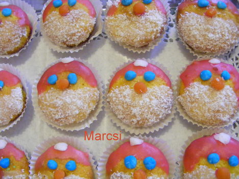 Télapó muffin
