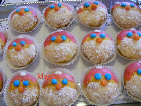 Télapó muffin