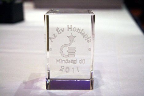 az év honlapja díj 2011