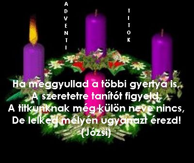 ADVENTI TITOK(képvers)