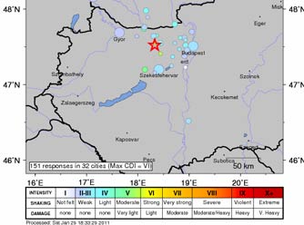 Földrengés: 2011 jan. 29. 18 óra 41 perc