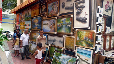 Da Fen Shenzhen melletti festőfalu Kínában 7