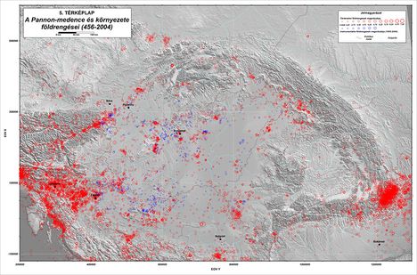 Földrengések a Pannon medencében és környékén 456 és 2004 között