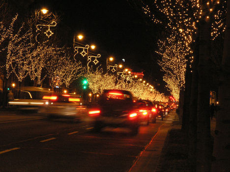 Budapest 2011-es karácsonyi fényei