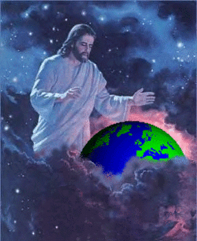 Jézus megáldja bolygónkat