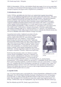 VIII HENRIK ÉLETE 2