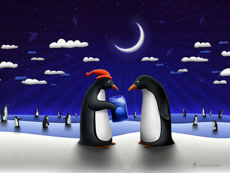 christmas-penguins