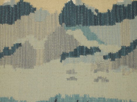 "Kárpátok" részlet textilkép