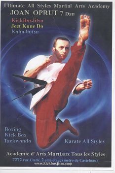 Nagymester Oprut Ioan (alapító: Kick Box Jitsu, Jotaikido)