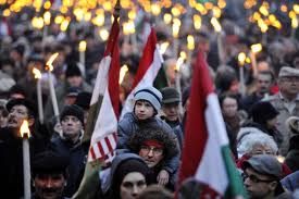 Béketüntetés Budapesten 2012. január 5