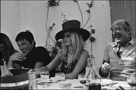 Alalin Delon, Brigitte Bardot, Eddie Barclay