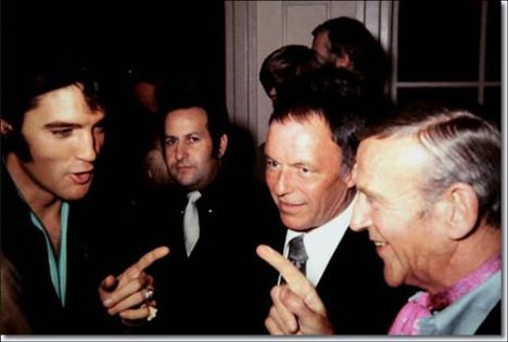 Elvis Presley, Joe Esposito, Frank Sinatra, Fred Astaire