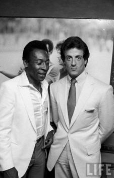 Pele, Sylvester Stallone