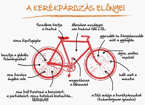 A kerékpározás előnyei :)