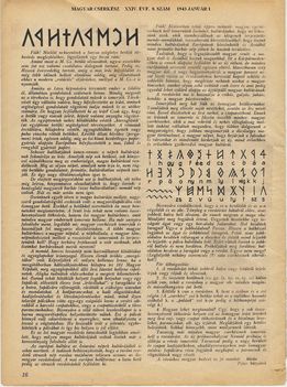 múlt századi újság magyar írással