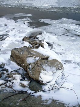 tél, Duna, 2012. február, jég 16