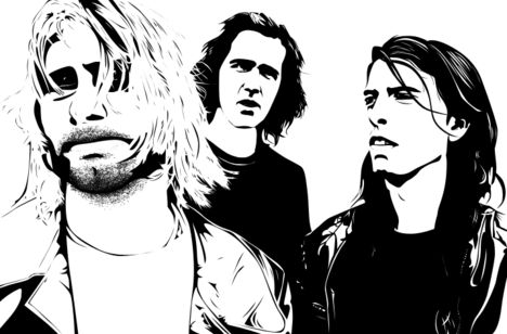 Nirvana_Silhouette_by_kevin2407