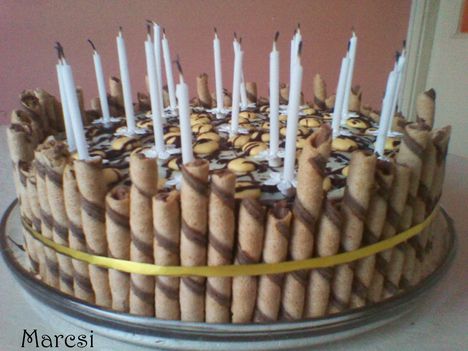 Születésnapi csoki torta