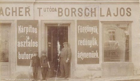 Borsch Lajos kárpitos a Színház u. 24-be.