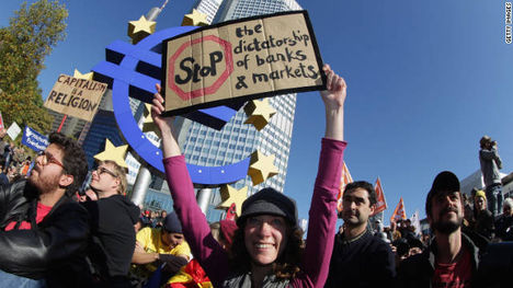 Occupy Mozgalom Tokyo-Párizs-Berlin-Frankfurt-Bécs 8