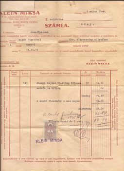 1935. számla