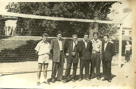 Kónyi futballisták civilben 1958 körül