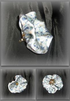 csrevirág kék virágos pipacs kollázs