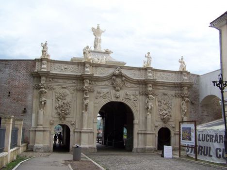 Gyulafehérvár - a Károly kapu,belső nézet