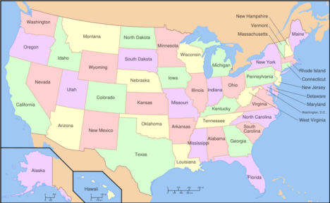 Amerikai államok nevei