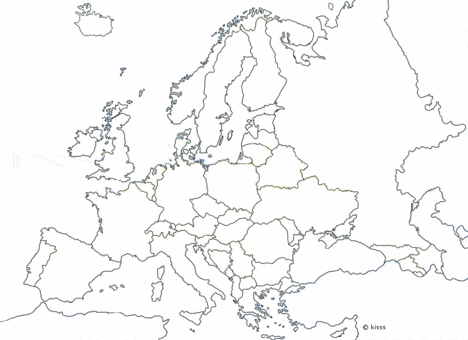 európa vaktérképe