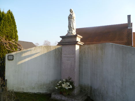 Horvátkimle, Az 1843-ban állított Szűz Mária szobor, 2011. november 15.-én