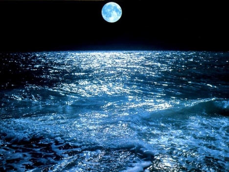 Óceán a hold fényében
