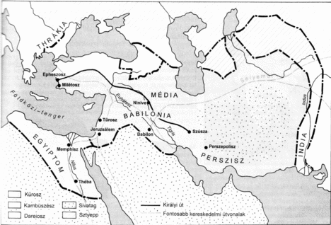 perzsa birodalom térkép vaktérkép